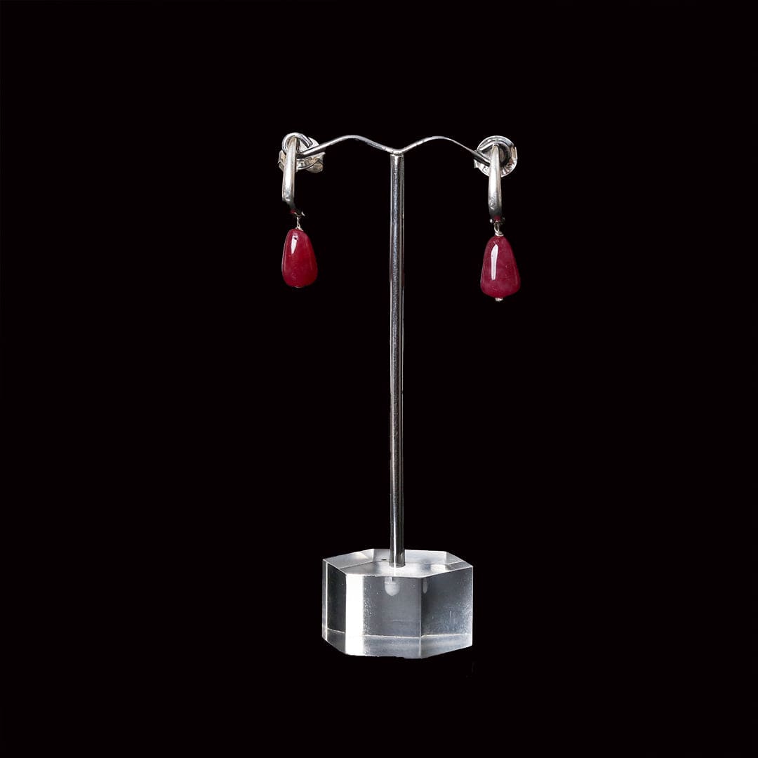 Ruby Drop Earrings