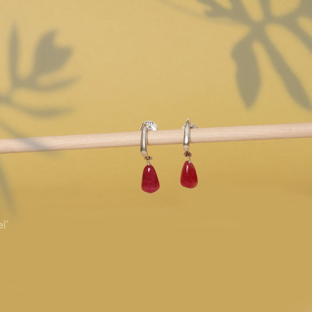 Ruby Drop Earrings