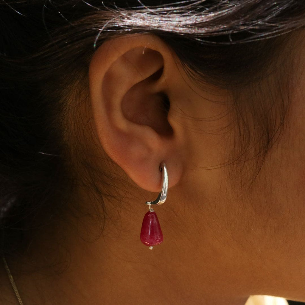 Ruby Drop Earrings