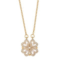 Four-Leaf Clover Hearts Necklace