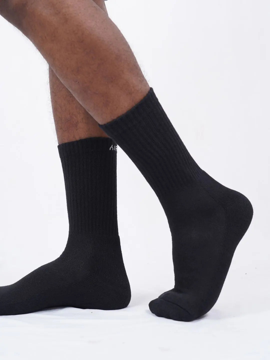 Blue Crew Socks with Cushioning - Air Garb for Men and Women