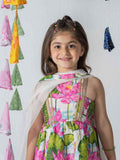 Lotus Bloom Floral Tiered Sharara Set